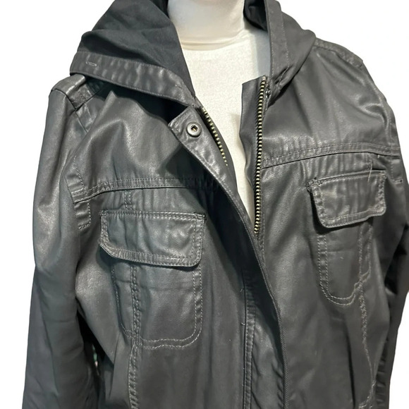 Caslon women's XL black utility coat - Picture 2 of 6